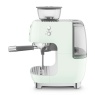 meg EGF03PGUK 50S Style Retro EGF03 Bean-To-Cup Espresso Coffee Machine - Pastel Green