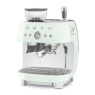meg EGF03PGUK 50S Style Retro EGF03 Bean-To-Cup Espresso Coffee Machine - Pastel Green