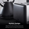 Tower T20086BLK Sera 4 Slice Toaster - Black Smoked