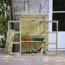 Zest Garden Compact Wooden Botanical Greenhouse