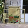 Zest Garden Compact Wooden Botanical Greenhouse