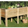 Zest Garden Deep Root Wooden Planter - 1.8m