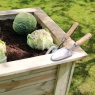 Zest Garden Deep Root Wooden Planter - 1m