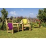 Zest Zest Garden Emily Wooden Love Seat