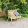 Zest Zest Garden Freya 2 Seater Wooden Bench