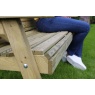 Zest Zest Garden Freya 3 Seater Wooden Bench