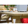 Zest Zest Garden Freya 6 Seater Wooden Dining Set