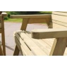 Zest Zest Garden Freya 6 Seater Wooden Dining Set