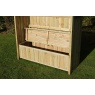Zest Garden Hampshire Wooden Arbour & Storage Box