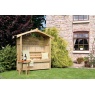 Zest Garden Hampshire Wooden Arbour & Storage Box