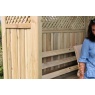 Zest Garden Hampshire Wooden Arbour & Storage Box