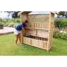 Zest Garden Hampshire Wooden Arbour & Storage Box