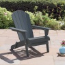 Zest Zest Garden Jasmine Wooden Folding Chair - Dark Grey