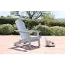 Zest Zest Garden Jasmine Wooden Folding Chair - Light Grey