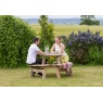 Zest Zest Garden Katie Wooden Round 4 Seater Picnic Table