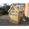 Zest Garden Norfolk Wooden Arbour With Storage Box