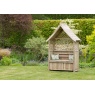 Zest Garden Norfolk Wooden Arbour With Storage Box