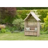 Zest Garden Norfolk Wooden Arbour With Storage Box