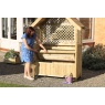 Zest Garden Norfolk Wooden Arbour With Storage Box