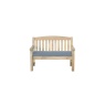 Zest Garden Seat Pad for Emily Bench - Dark Grey