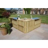 Zest Garden Terazza Wooden Outdoor Kitchen - Corner Unit