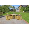 Zest Garden Terazza Wooden Outdoor Kitchen Set