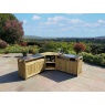 Zest Garden Terazza Wooden Outdoor Kitchen Set