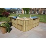Zest Garden Terazza Wooden Outdoor Kitchen Set