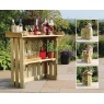 Zest Garden Wooden Folding Bar