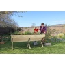 Zest Garden Wooden Veg Bed - 2m