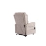 Downtown Luxor Dual Motor Riser Recliner Chair in Oat Fabric
