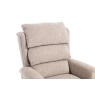 Downtown Luxor Dual Motor Riser Recliner Chair in Oat Fabric