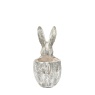 Bunny Large Pot - Distressed White