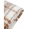 Check Faux Mohair Throw - Tan