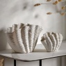 Clam Small Vase Reactive - White