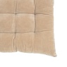 Cotton Velvet Seatpad - Natural