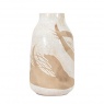 Goya Vase Reactive - White/Brown large