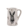 Downtown Hare Large Pitcher Vase - Distressed