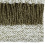 Herringbone Faux Mohair Throw - Olive