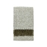Herringbone Faux Mohair Throw - Olive