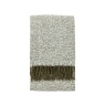 Herringbone Faux Mohair Throw - Olive