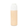Downtown Holmer Small Earthenware Vase - White/Natural