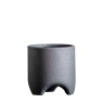 Downtown Jax Small Textured Planter - Black