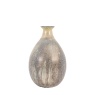 Downtown Kya Small Glass Vase - Antique Gold