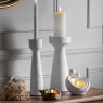 Downtown Luna Set of 2 Candlesticks - White