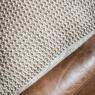 Downtown Moss Stitch PomPom Filled Cushion - Natural