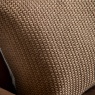 Downtown Moss Stitch PomPom Filled Cushion - Tan