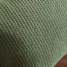 Downtown Moss Stitch PomPom Filled Cushion - Olive