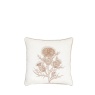 Downtown Natural Thistle Filled Embroidered Cushion