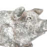 Downtown Pig Cement Planter Small - Antique White